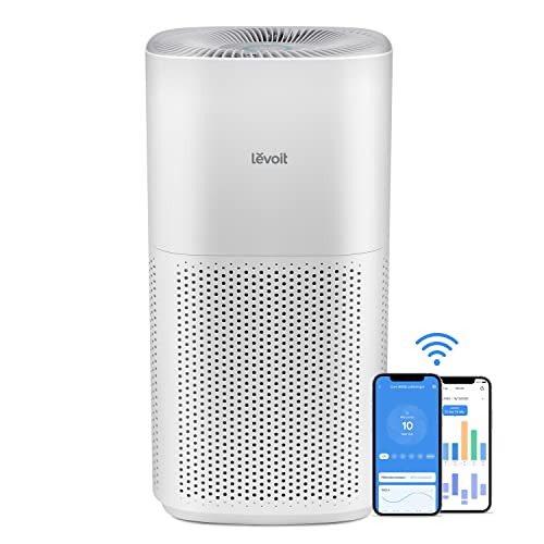 LEVOIT H13 HEPA Luftreiniger für Raucherzimmer Allergiker, CADR 697m³/h bis 147㎡ Wohnung, PM2,5 Luftqualitätsanzeige & Automodus, Luftfilter gegen 99,97% von Schimmel Pollen Staub, App Alexa Steuerung - 1