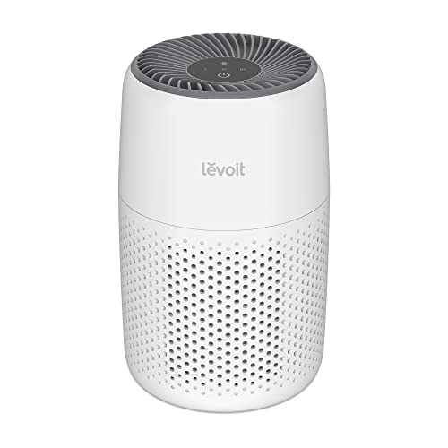 LEVOIT HEPA Luftreiniger mit Aromatherapie, 7 Watt energiesparend, Air Purifier mit 3 Geschwindigkeiten gegen Schimmel Staub Tierhaare bis zu 0,3 μm für Allergiker Schlafzimmer, 25dB, Weiß - 1