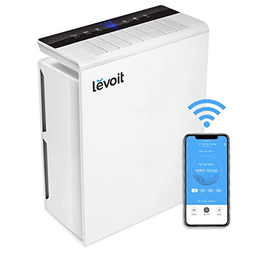 Levoit Luftreiniger H13 HEPA Filter für Allergiker, CADR 230m³/h bis zu 48㎡ Wohnung, Luftfilter gegen 99,97% von Staub Pollen Rauch, Air Purifier mit Automodus 23dB Schlafmodus Timer, App Steuerung - 1